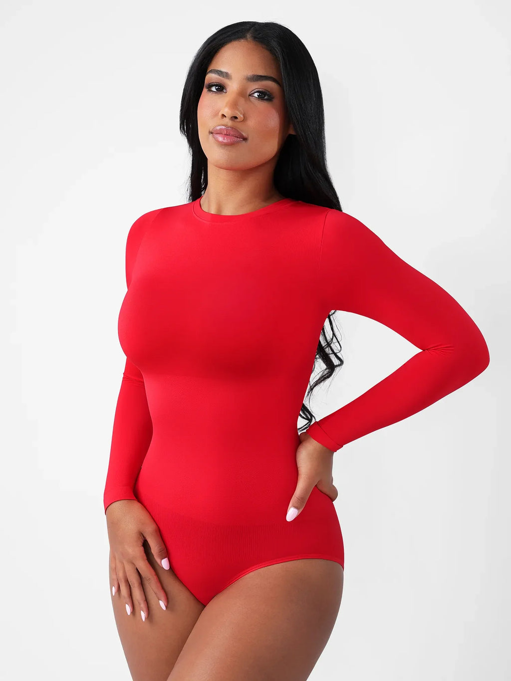 Seamless Ultra-Soft Crew Neck Bodysuit