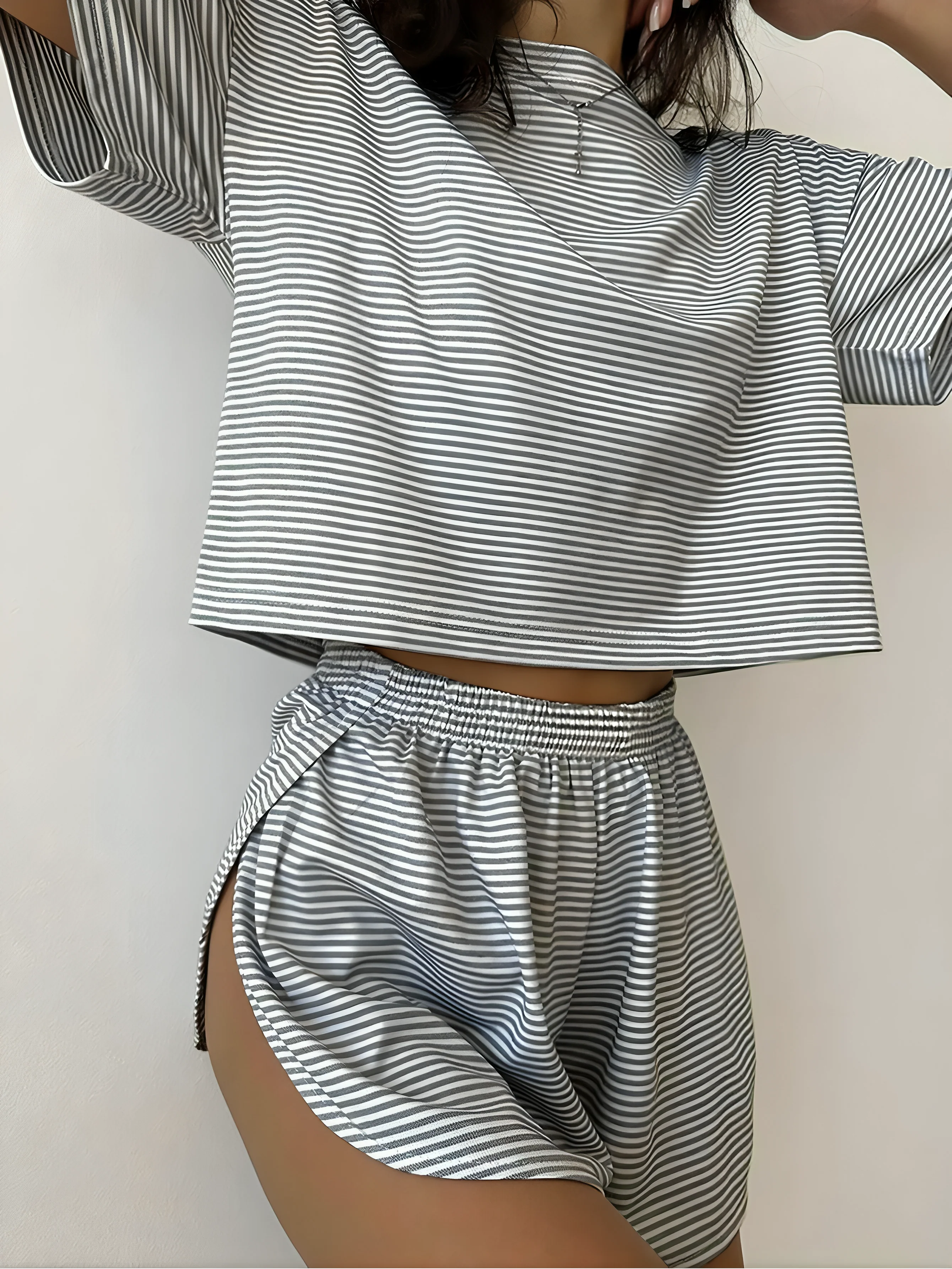 2 Piece shorts Split Longwear