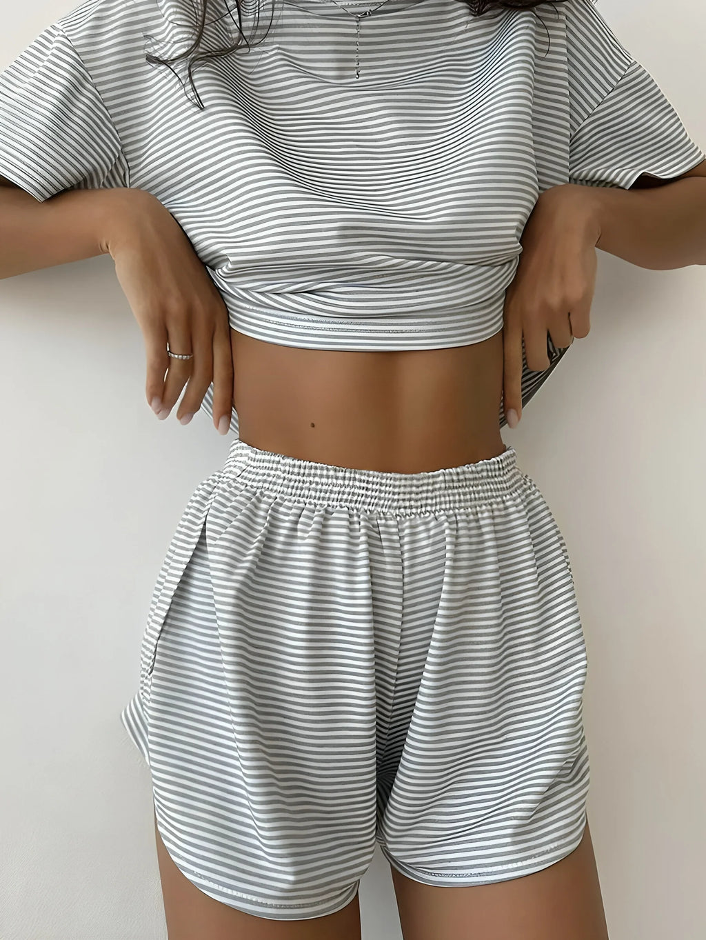 2 Piece shorts Split Longwear