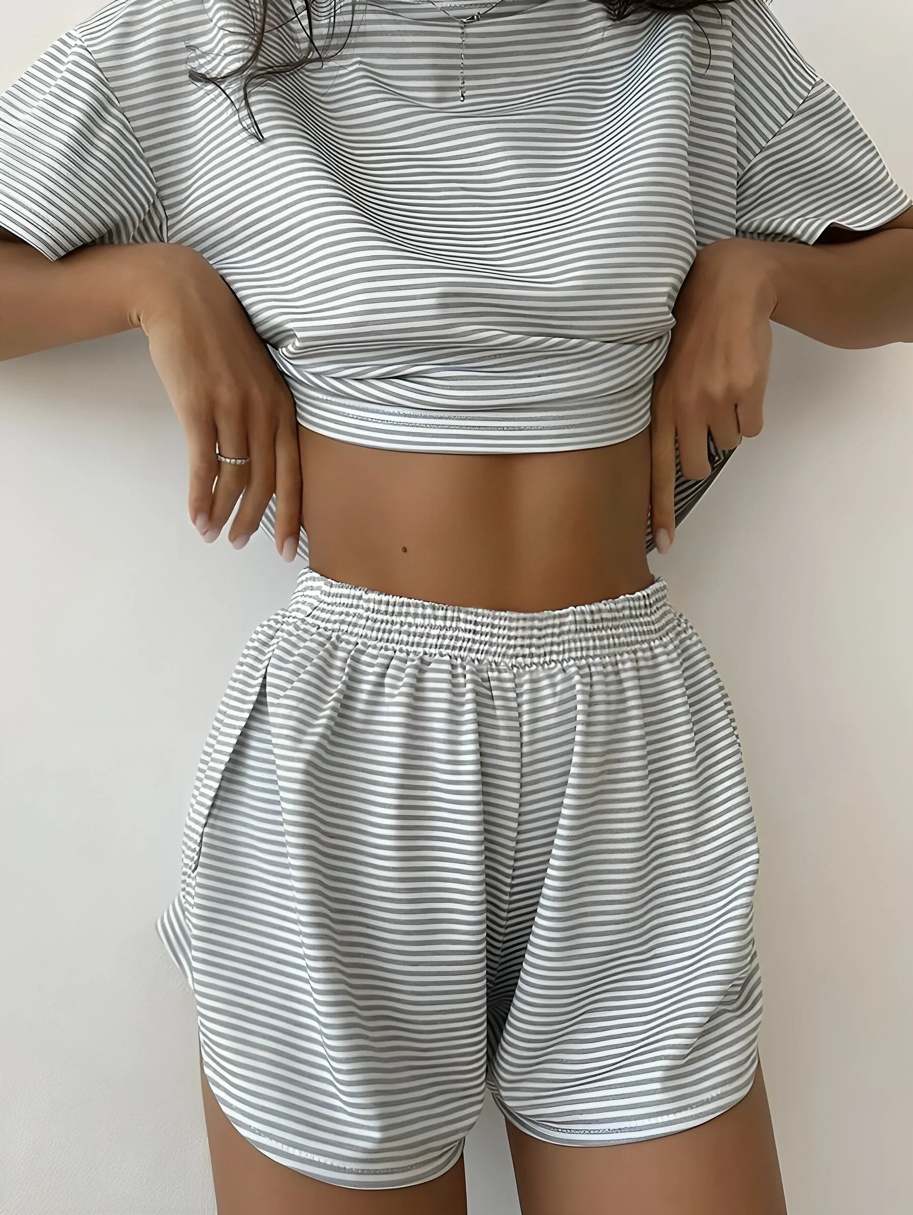 2 Piece shorts Split Longwear
